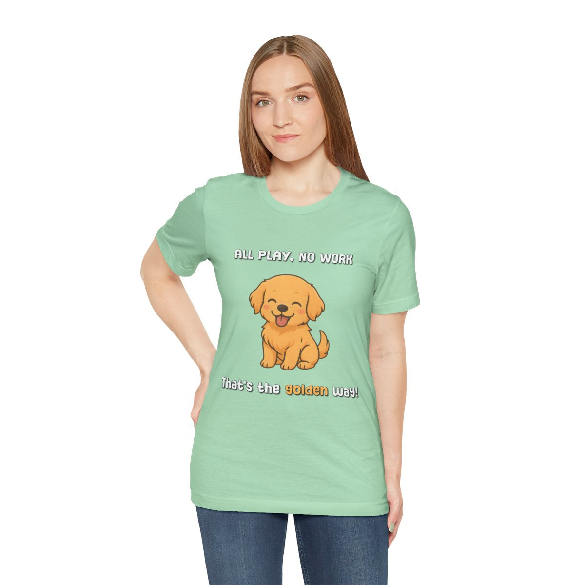 GoldenPuppyTee_Adult_Mint_1.jpg