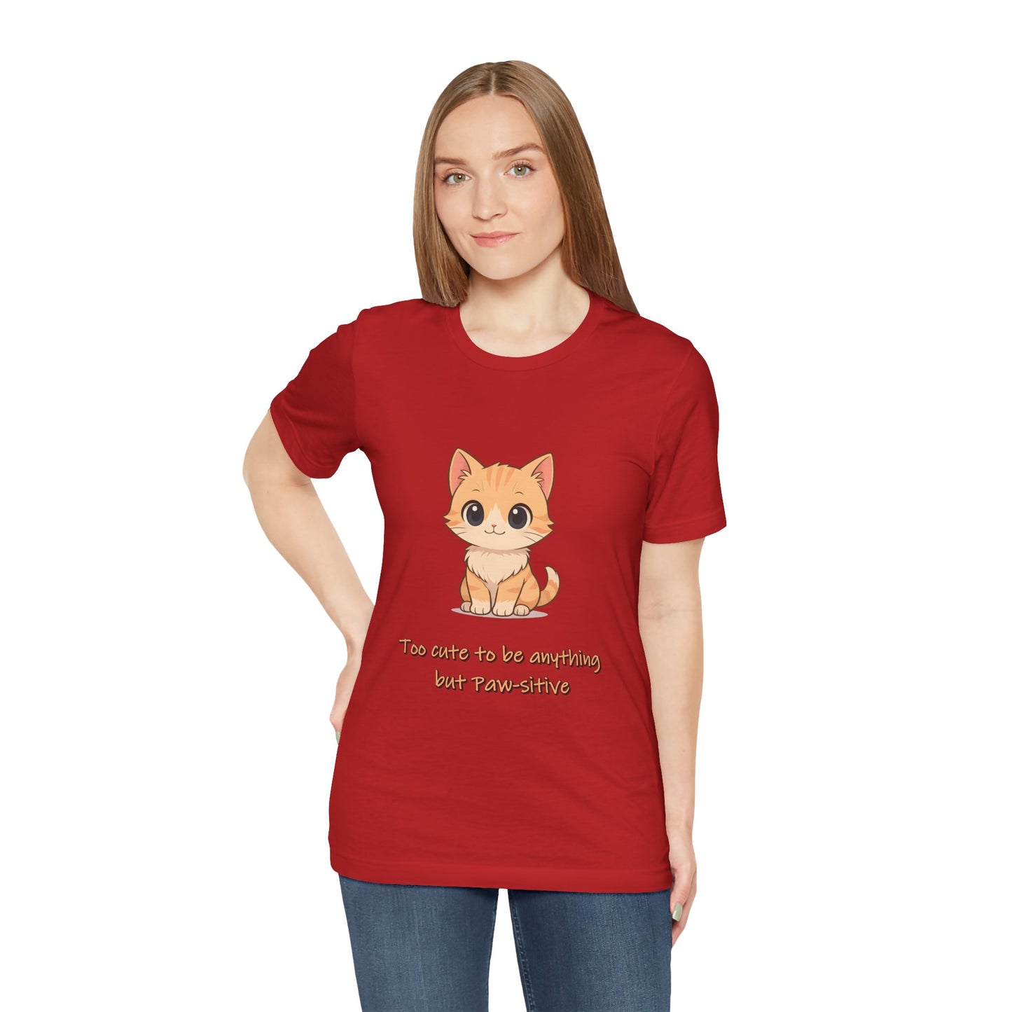 CuteKittenTee_Adult_Red_1.jpg