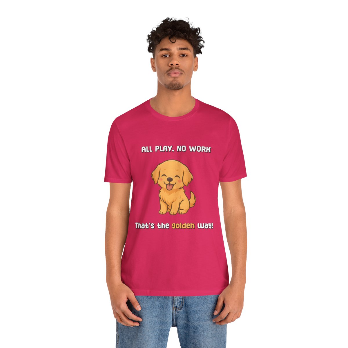 GoldenPuppyTee_Adult_Fuchsia_3.jpg