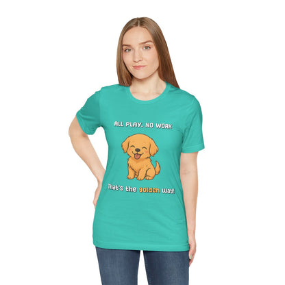 GoldenPuppyTee_Adult_Teal_1.jpg