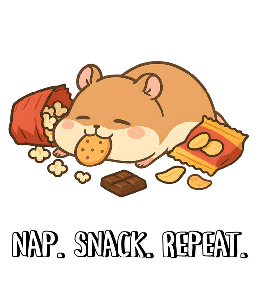 Nap Snack Repeat Hamster